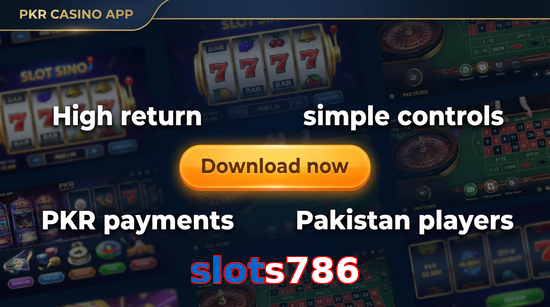 Main screen of Slots786 gamedownload page for PK players